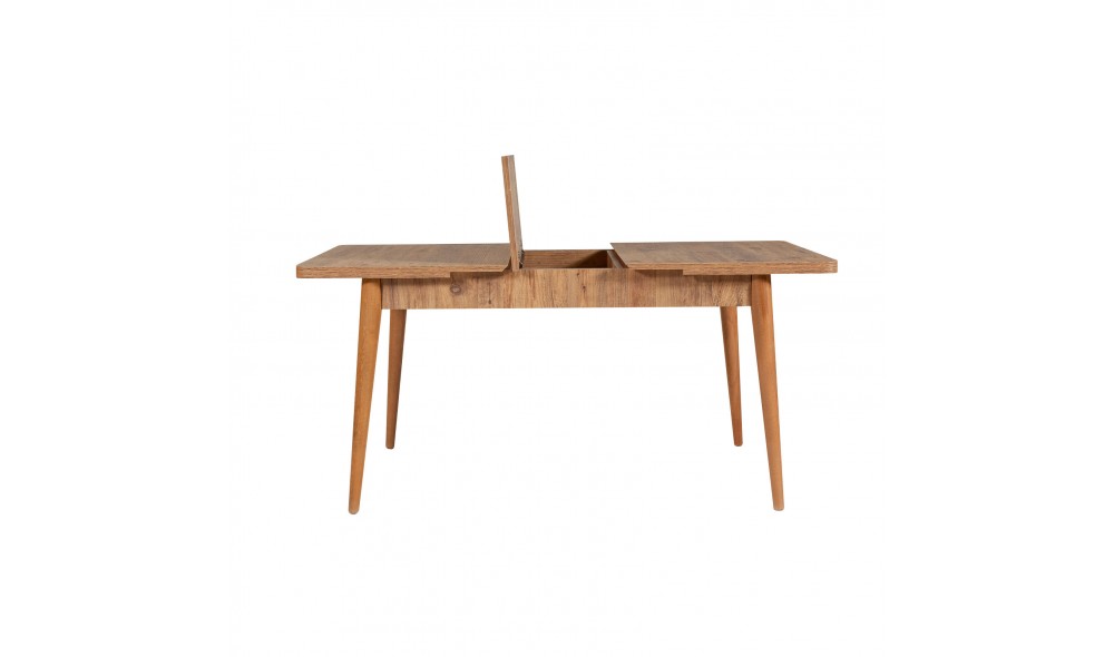 Set masa si scaune extensibile (4 bucati), Vina 1070, Pinul AtlanticVerde, 130 x 77 x 80 cm