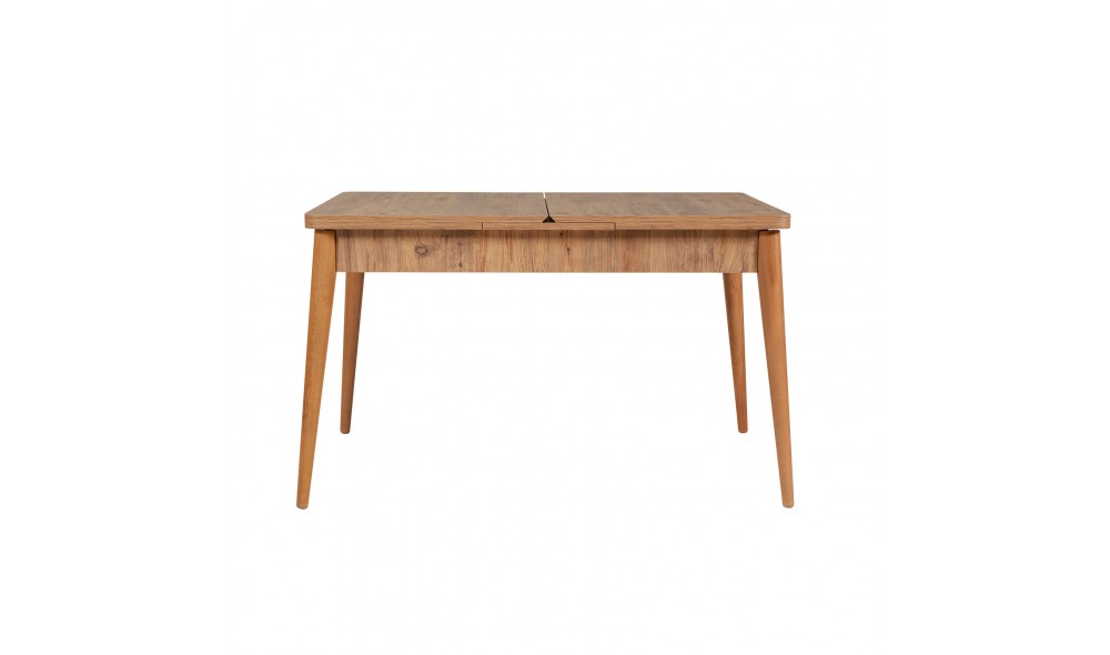 Set masa si scaune extensibile (5 bucati), Vina, Pinul AtlanticVerde, 130 x 77 x 80 cm