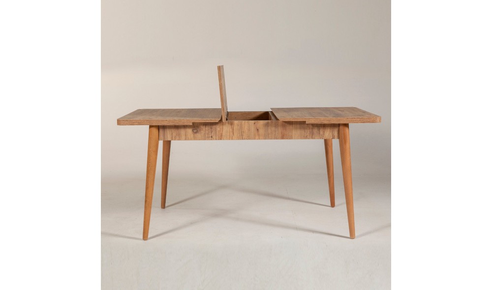 Masa de sufragerie extensibila, Vina, Pinul Atlantic, 130 x 77 x 80 cm