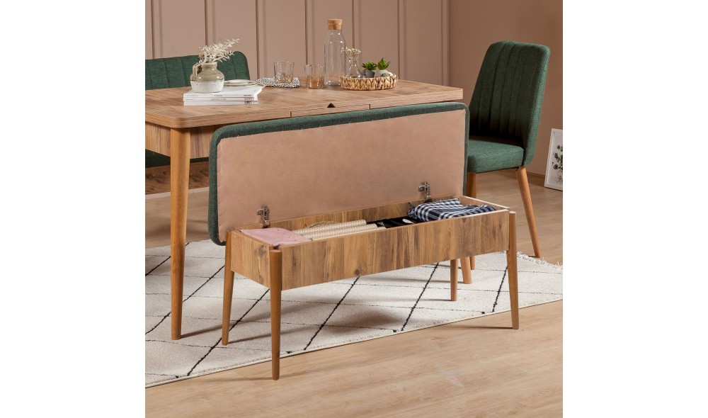 Bancheta, Vina, Pinul AtlanticVerde, 110 x 46 x 40 cm