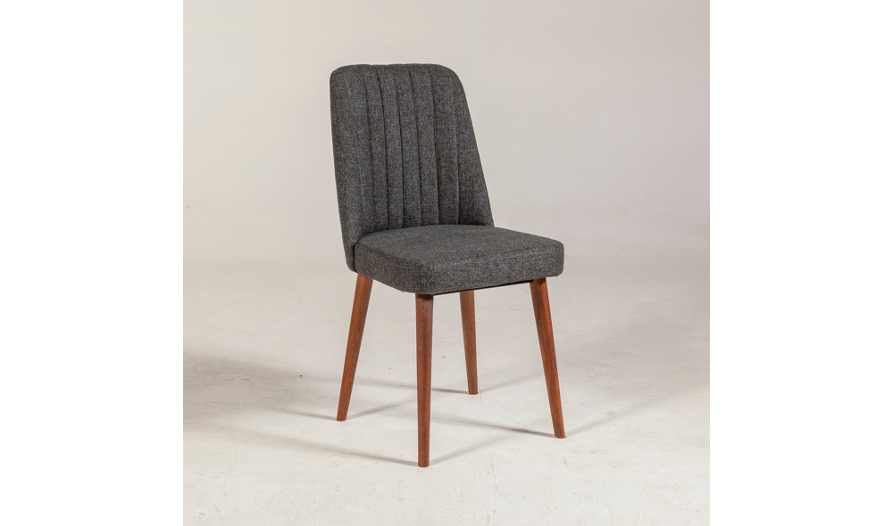 Scaun, Vina Sandalye Anthracite, Walnut, NucAntracit, 47 x 89 x 46 cm