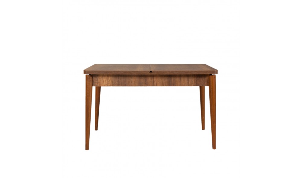 Masa de sufragerie extensibila, Vina, Nuc, 130 x 77 x 80 cm