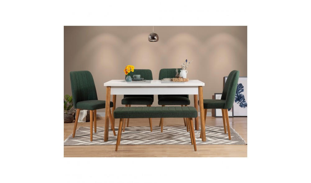 Masa de sufragerie, Costa, Pinul AtlanticAlb, 120 x 77 x 75 cm