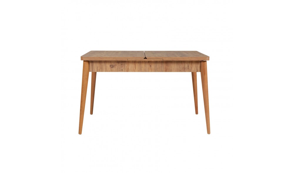 Set masa si scaune extensibile (5 bucati), Vina 1070 - 4, Pinul AtlanticVerde, 129 x 75 x 80 cm