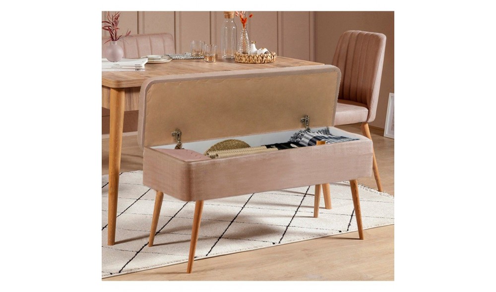 Set masa si scaune extensibile (5 bucati), Vina 0900, Pinul AtlanticPiatra, 129 x 75 x 80 cm