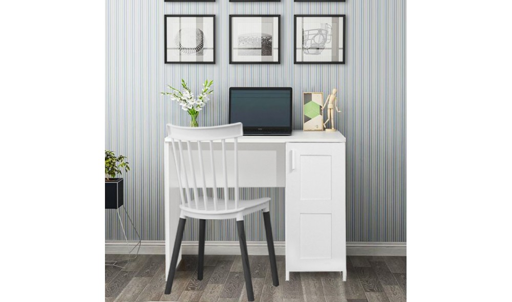 Birou de studiu, Mundus, Alb, 90 x 76 x 50 cm