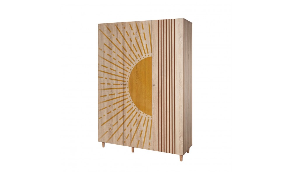 Dulap, Lena 3 - 971, Sonomo, 135 x 192 x 52 cm