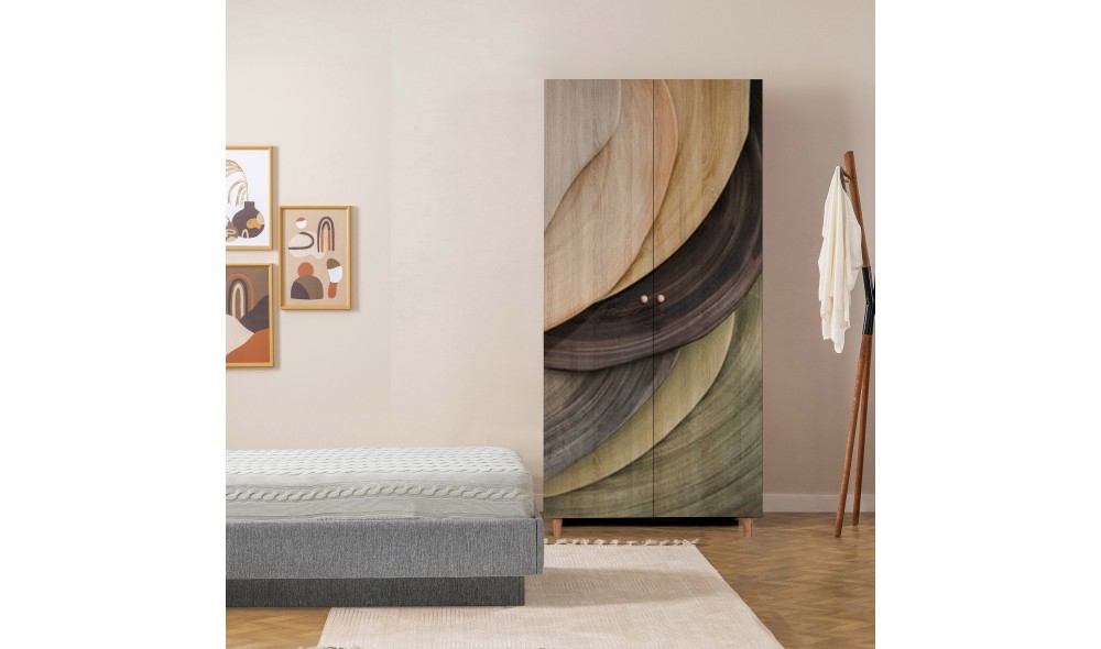 Dulap, Lidya 2 -977, Sonomo, 90 x 192 x 52 cm