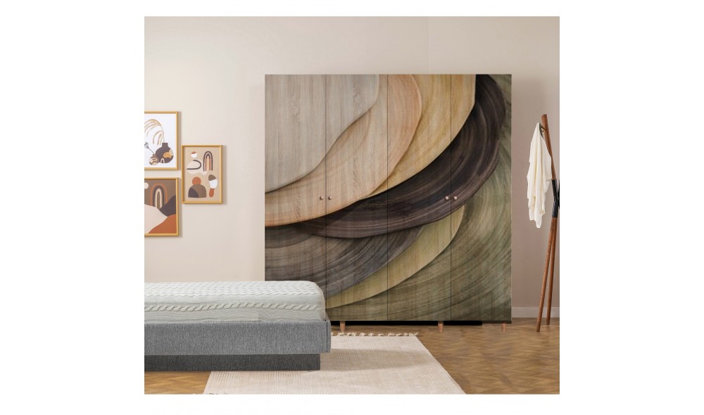 Dulap, Loni 4 -977, Sonomo, 180 x 192 x 52 cm