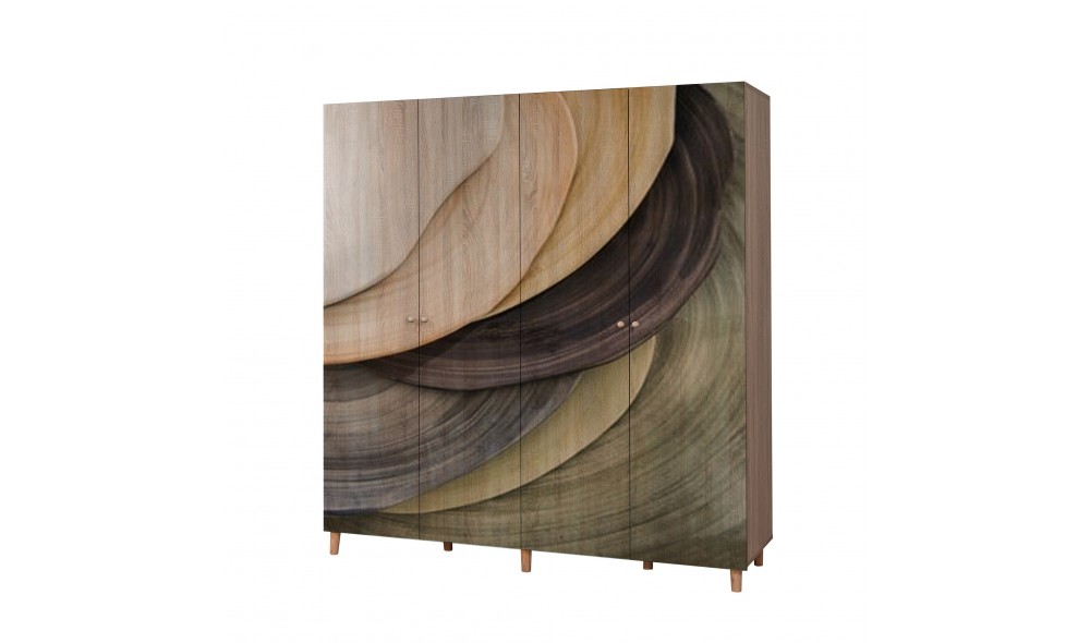 Dulap, Loni 4 -977, Sonomo, 180 x 192 x 52 cm