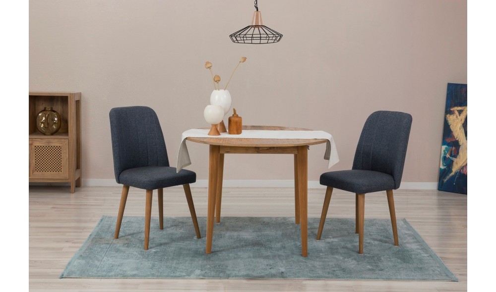 Masa de sufragerie extensibila, Vina, Pinul Atlantic, 100 x 75 x 100 cm