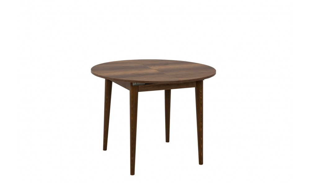 Masa de sufragerie extensibila, Vina 139, Nuc, 100 x 75 x 100 cm