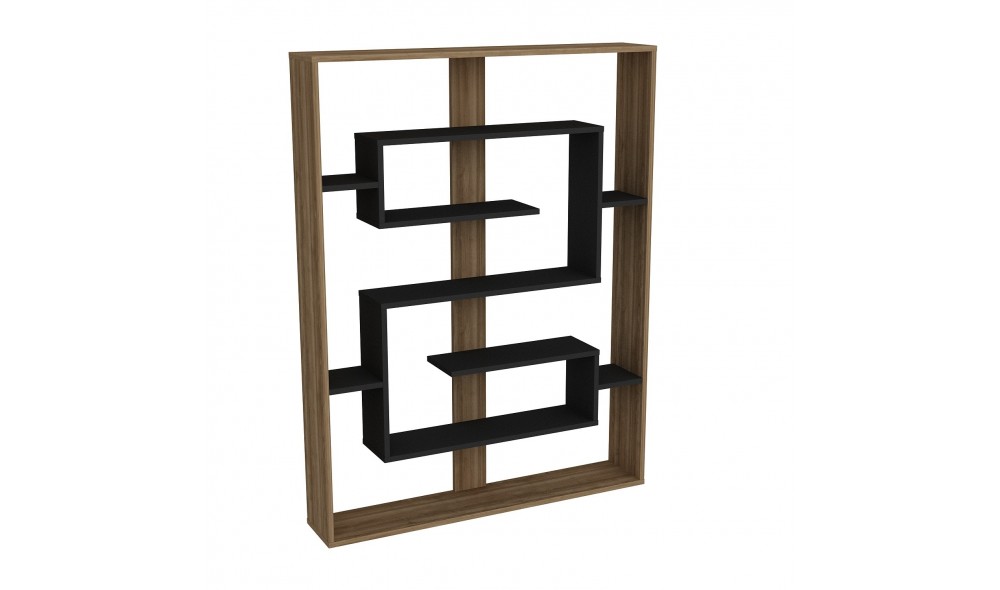 Raft pentru carti, Esteban, NucNegru, 120 x 156 x 22 cm