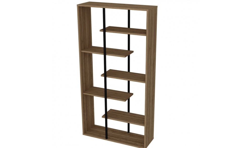 Raft pentru carti, Presto, NucNegru, 90 x 173 x 30 cm