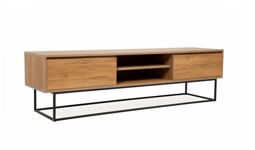 Suport TV, Laxus 180, NucNegru, 180 x 50 x 40 cm