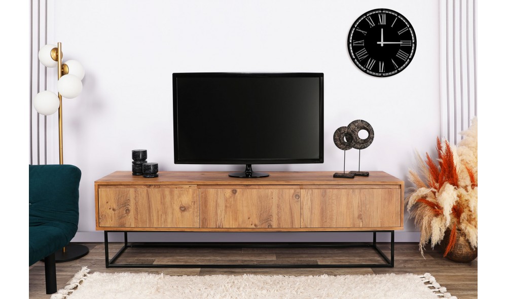 Suport TV, Lupin 180, NucNegru, 180 x 50 x 40 cm