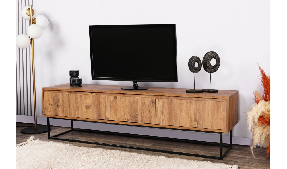 Suport TV, Lupin 180, NucNegru, 180 x 50 x 40 cm