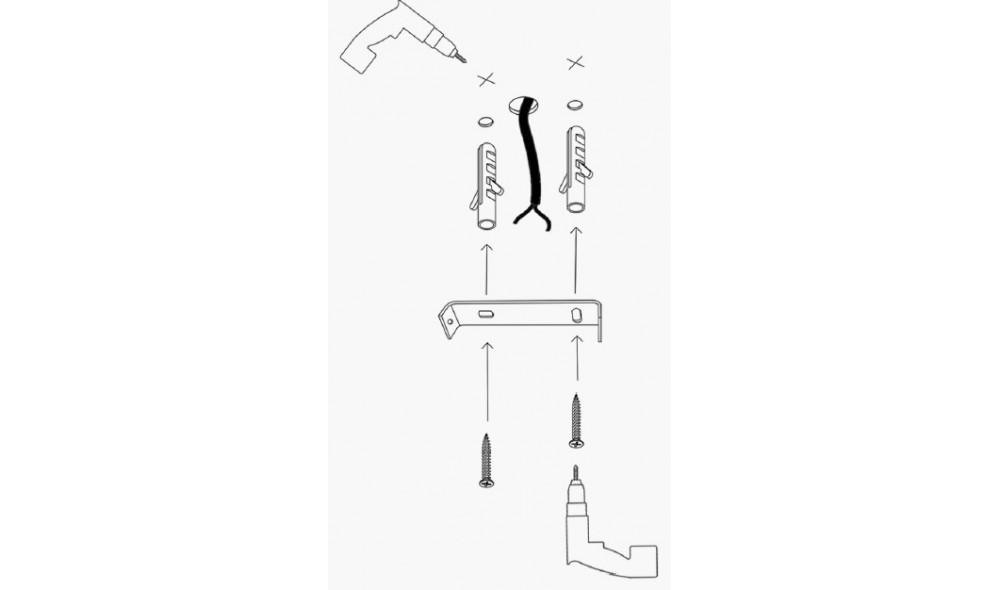 Lampa de perete Sarmal - 3051 15 x 52 x 13 cm