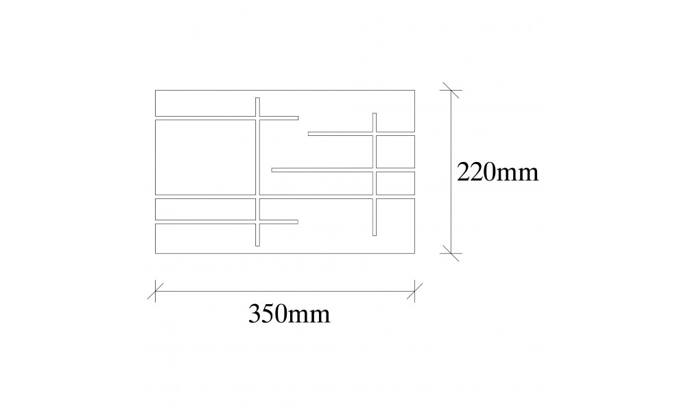 Lampa de perete 622 - A 22 x 35 x 10 cm