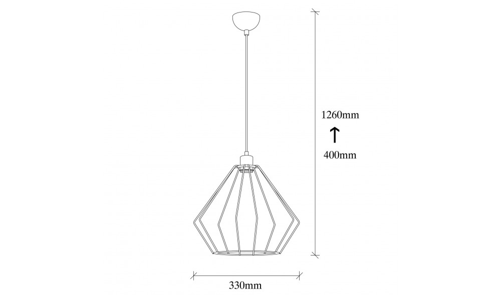 Candelabru Made - 4516 33 x 126 x 33 cm