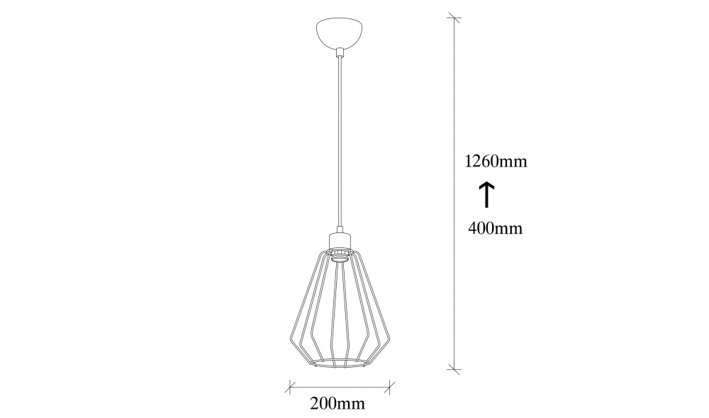 Candelabru Kese - 4536 20 x 126 x 20 cm