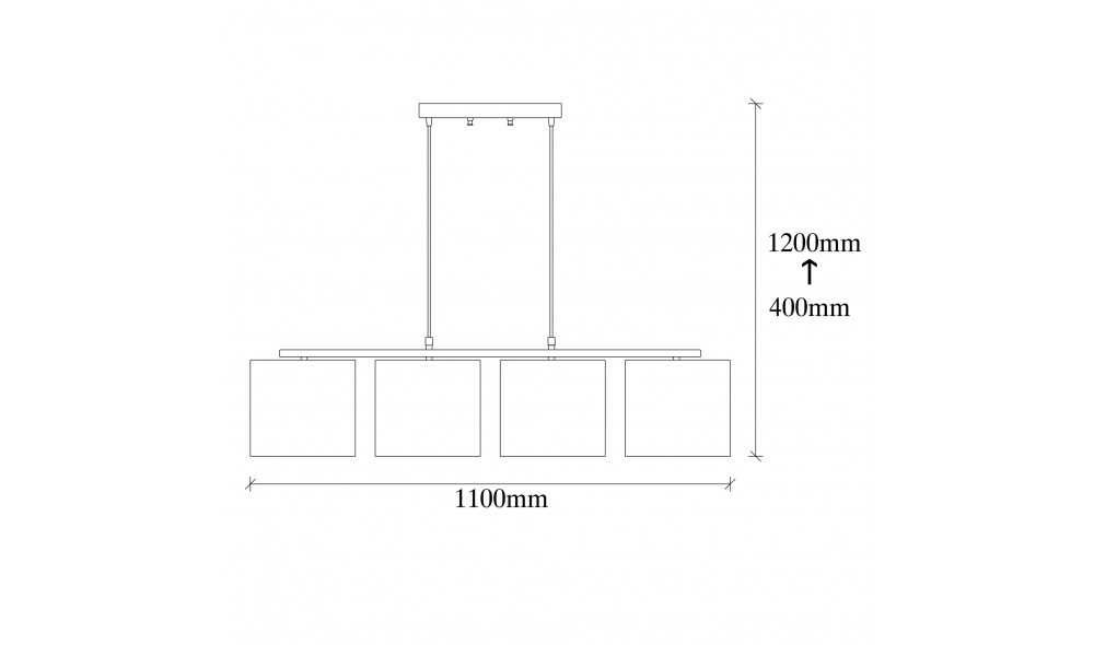 Candelabru Valiz - 4721 110 x 120 x 25 cm