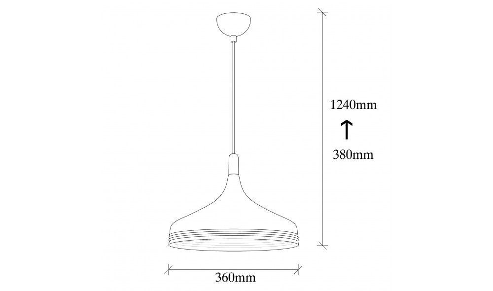 Candelabru Saglam - 3723 36 x 124 x 36 cm