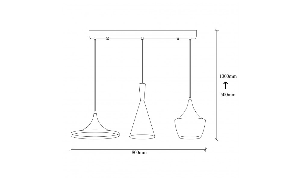 Candelabru Elmas - 3561 80 x 130 x 80 cm