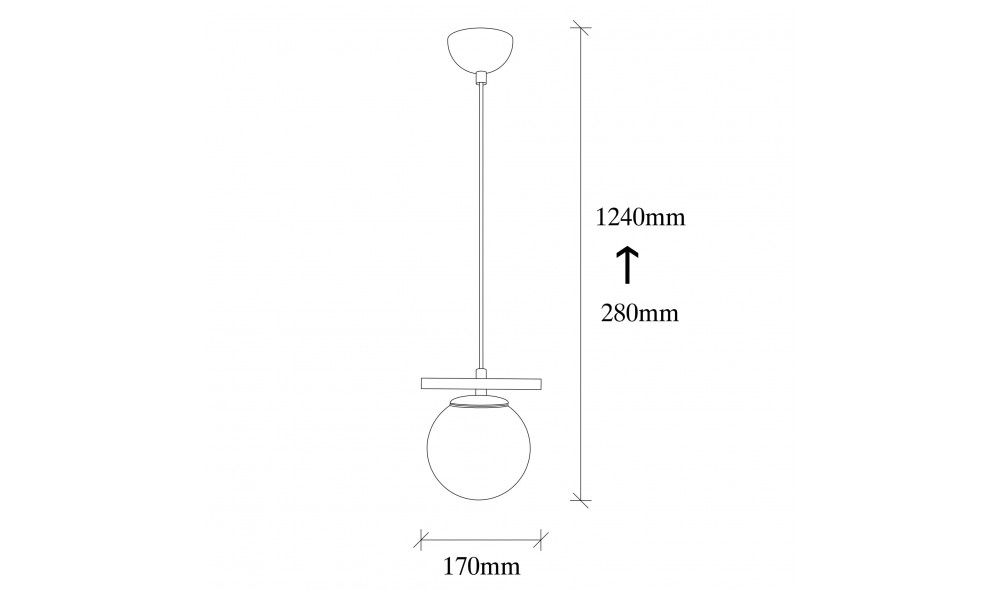 Candelabru Üzüm - 6261 17 x 124 x 15 cm