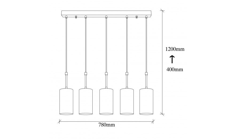 Candelabru Kem - 6386 79 x 120 x 9 cm