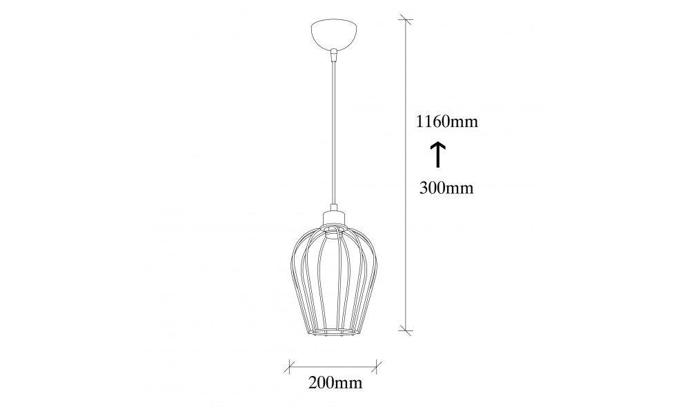 Candelabru Tel - 6676 20 x 116 x 20 cm