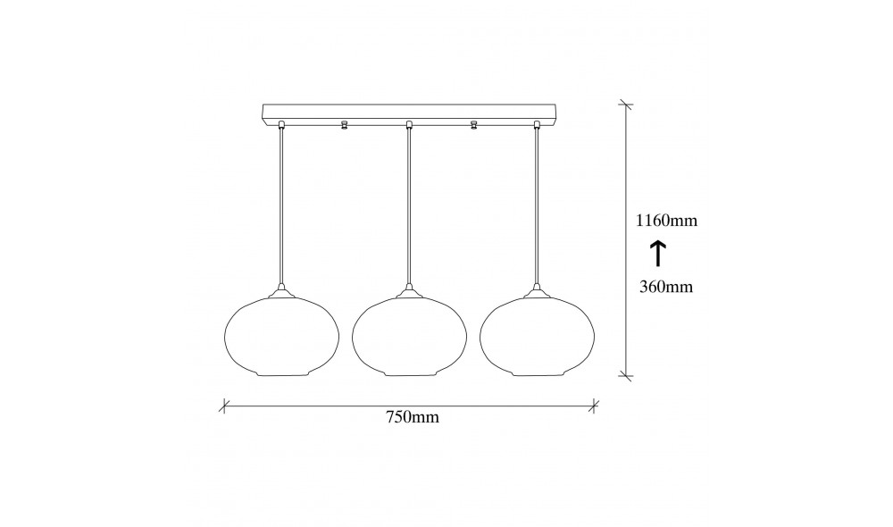 Candelabru Camini - MR - 871 75 x 113 x 25 cm