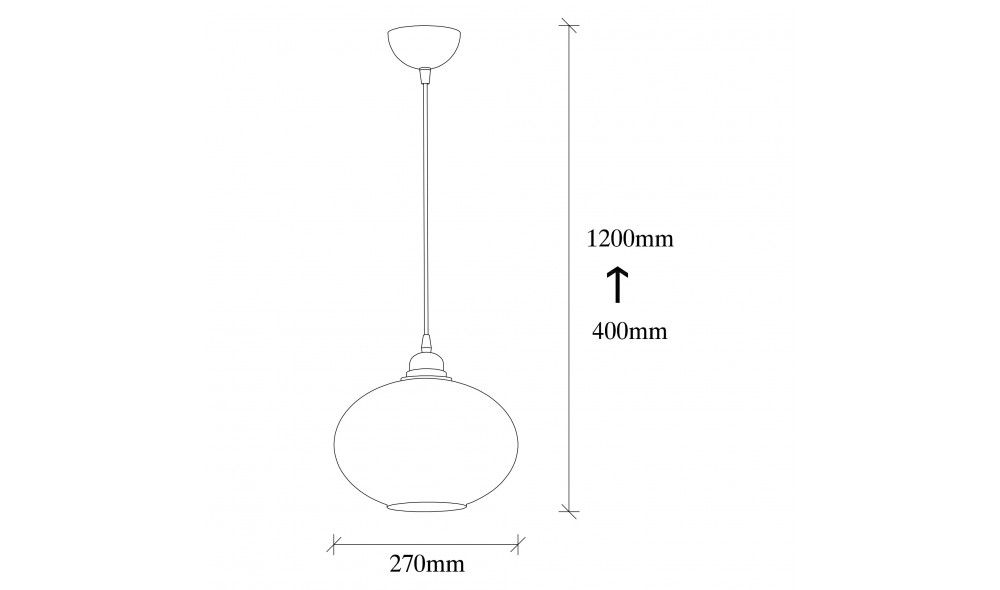 Candelabru Afumat - 050 27 x 120 x 27 cm