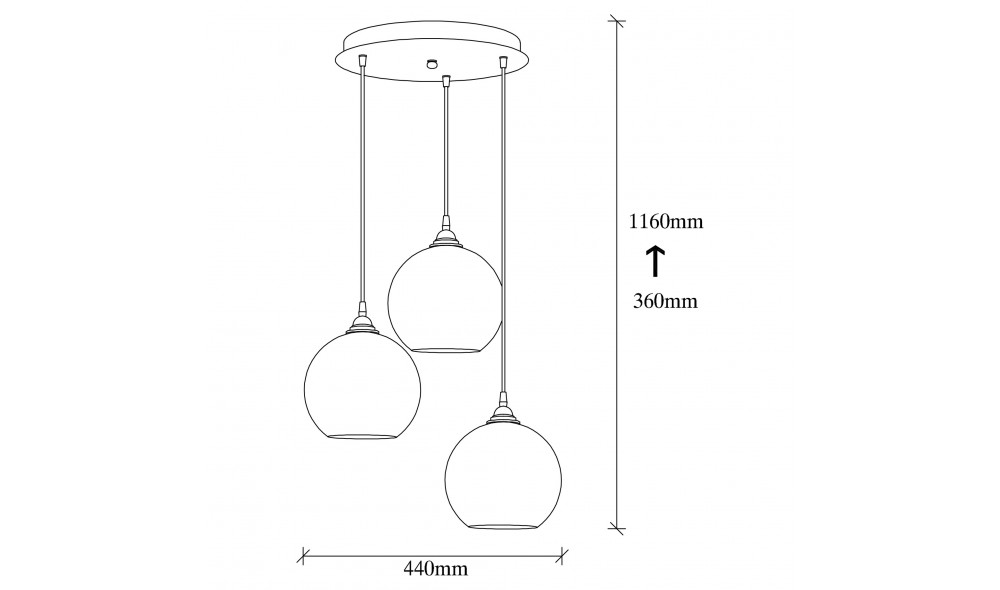 Candelabru Aur - 021 44 x 116 x 44 cm