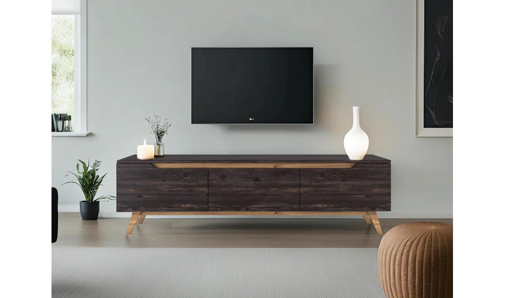 Suport TV, D1 - 1009, NegruNuc, 180 x 49 x 35 cm