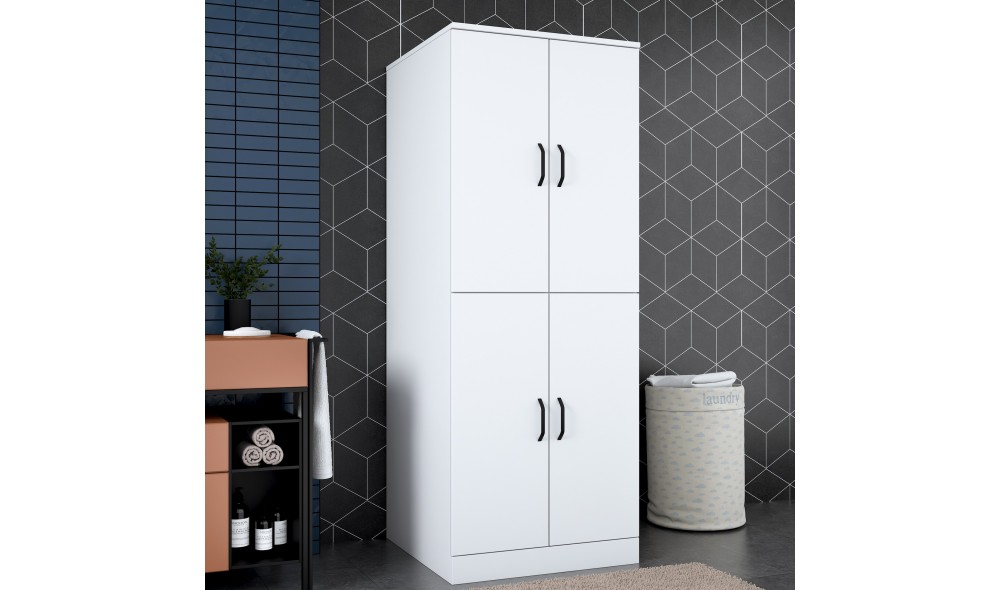 Dulap masina de spalat, KD109 - 3198, Alb, 70 x 182 x 73 cm