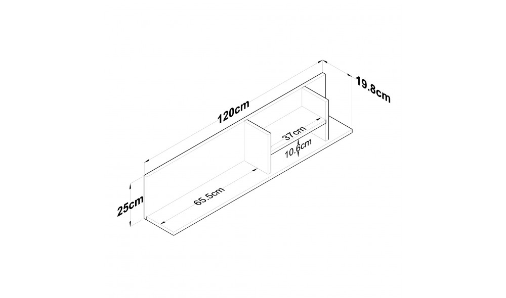 Raft de perete AE103 - 2640
