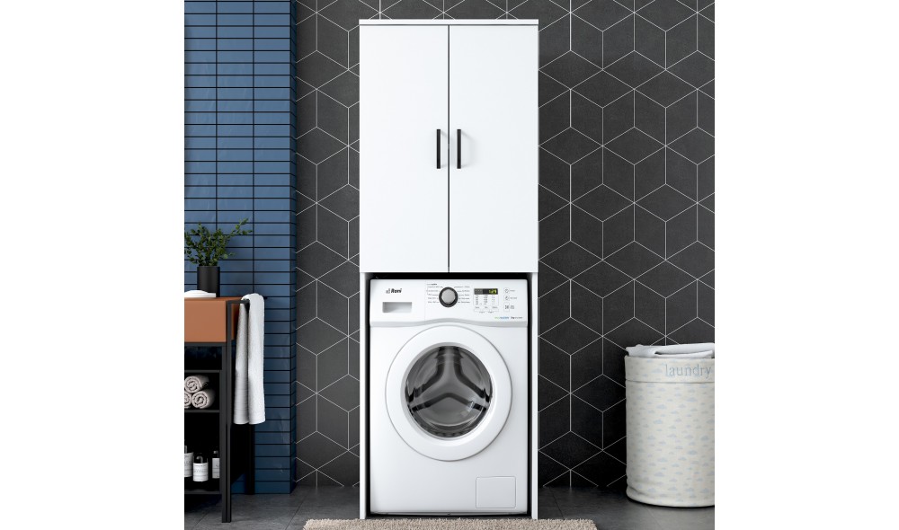 Dulap masina de spalat, KD110 - 3192, Alb, 65 x 182 x 63 cm