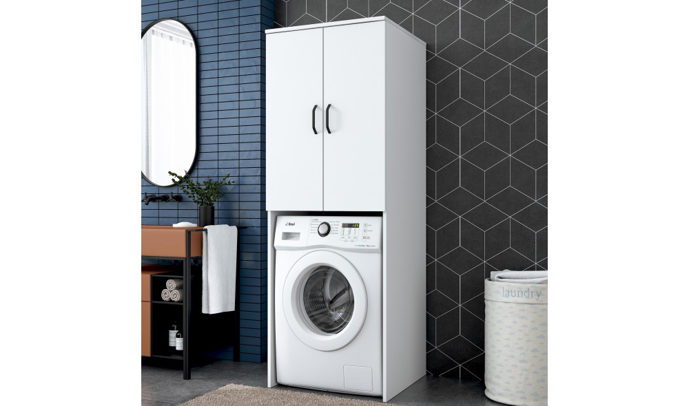 Dulap masina de spalat, KD110 - 3192, Alb, 65 x 182 x 63 cm