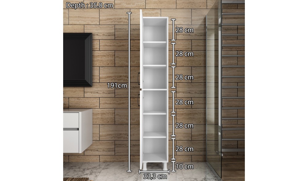 Comoda multifunctional M1 - 1100 33 x 191 x 35 cm