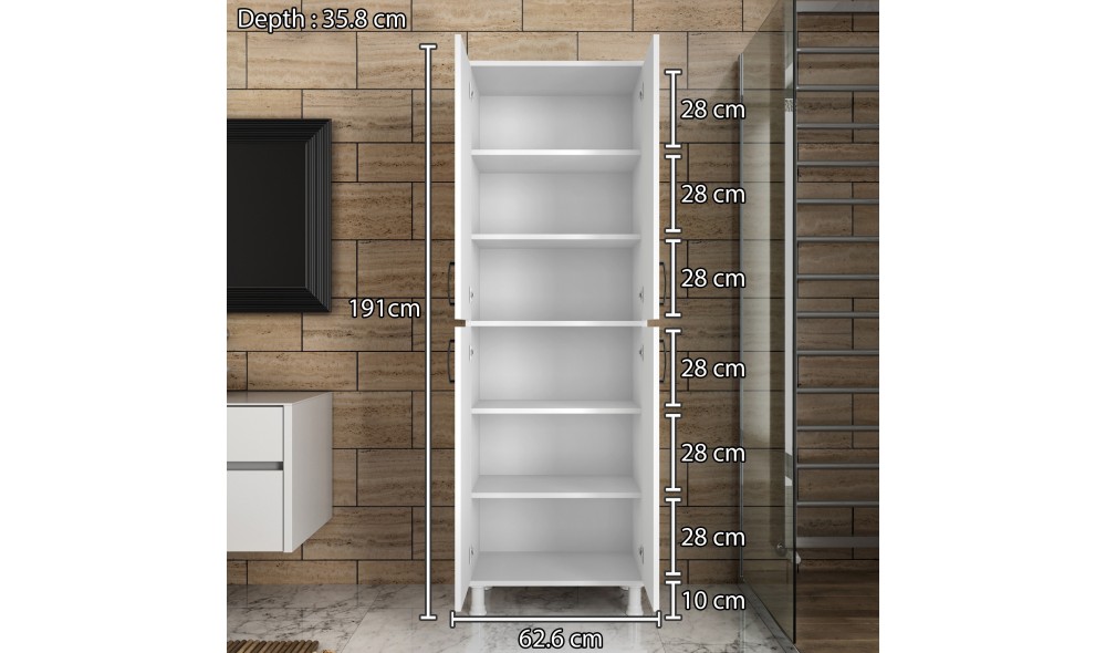 Comoda multifunctional M4 - 1103 62 x 191 x 35 cm