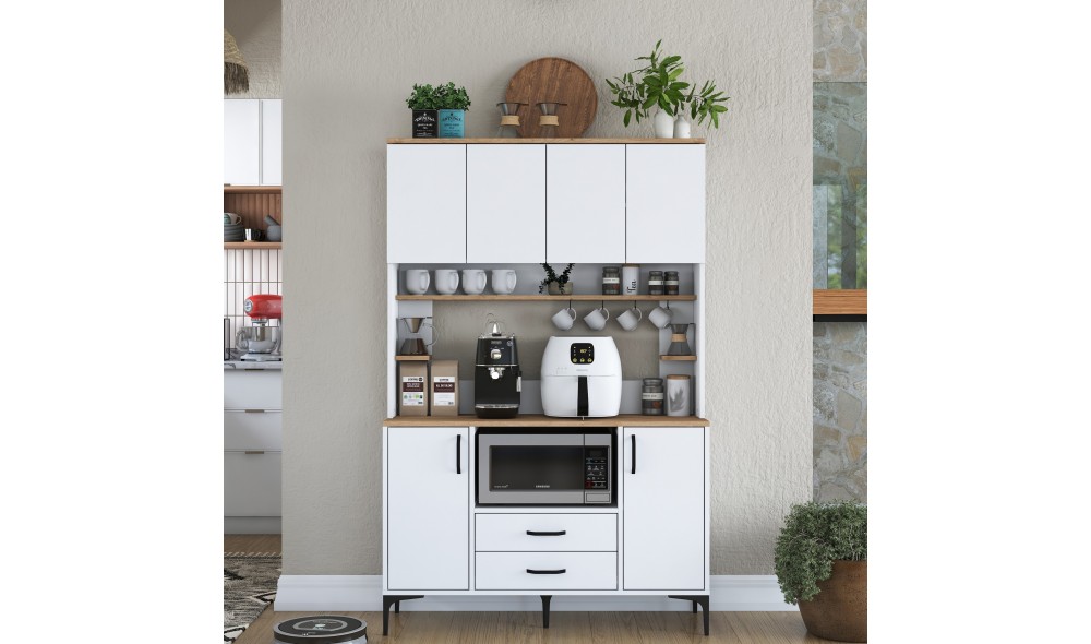 Dulap multifunctional, JE168 - 3257, AlbNuc, 120 x 184 x 40 cm