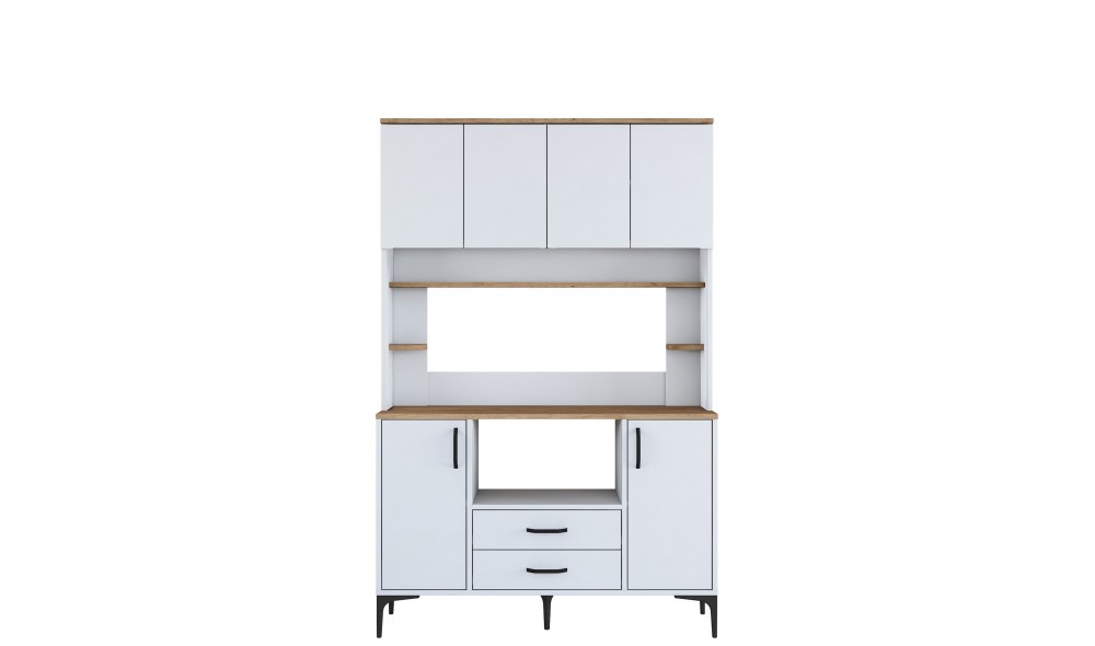 Dulap multifunctional, JE168 - 3257, AlbNuc, 120 x 184 x 40 cm