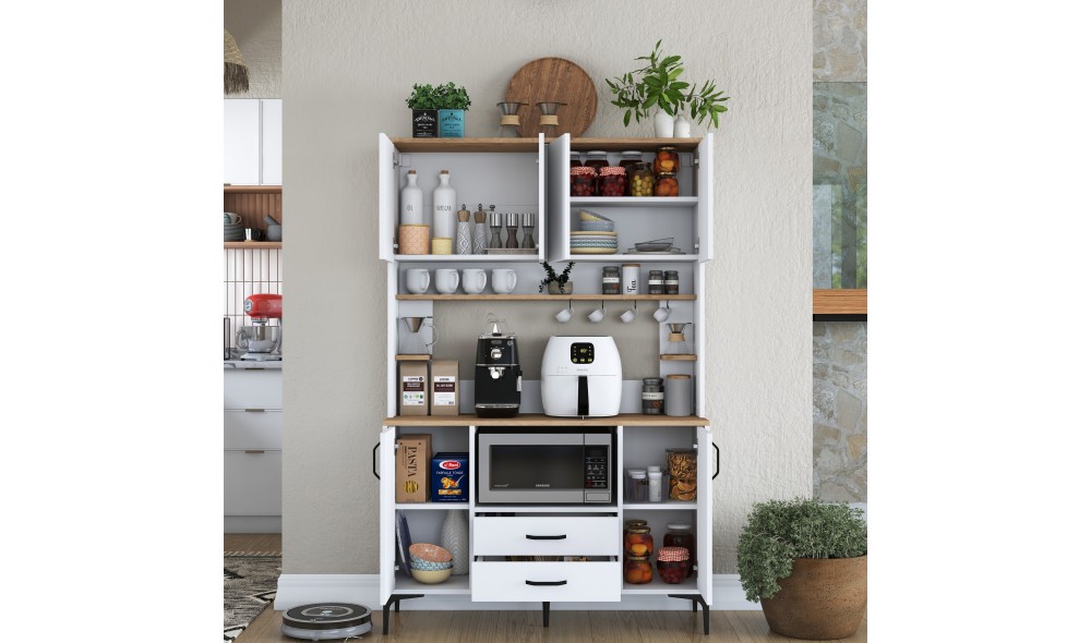 Dulap multifunctional, JE168 - 3257, AlbNuc, 120 x 184 x 40 cm