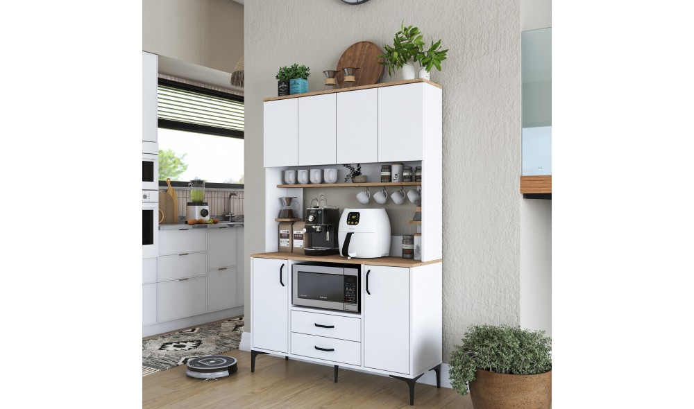 Dulap multifunctional, JE168 - 3257, AlbNuc, 120 x 184 x 40 cm