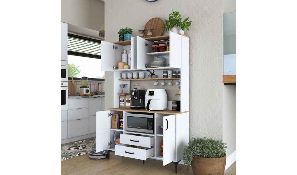 Dulap multifunctional, JE168 - 3257, AlbNuc, 120 x 184 x 40 cm