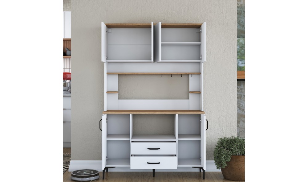 Dulap multifunctional, JE168 - 3257, AlbNuc, 120 x 184 x 40 cm