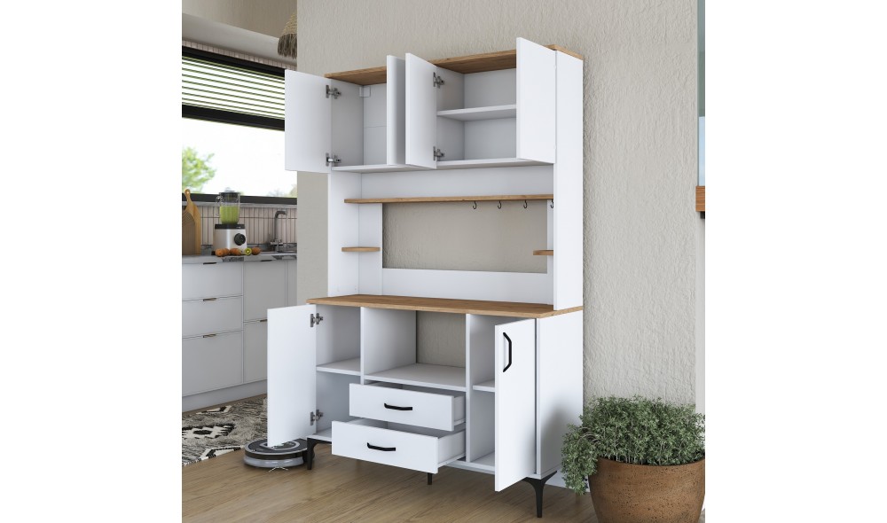 Dulap multifunctional, JE168 - 3257, AlbNuc, 120 x 184 x 40 cm