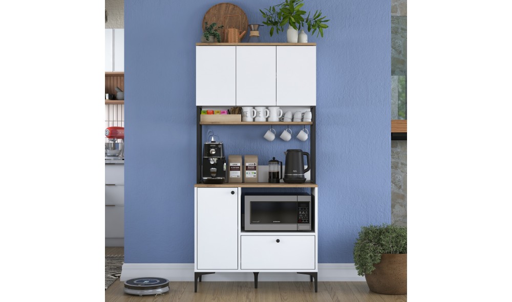 Dulap multifunctional, JE159 - 3253, AlbNuc, 90 x 184 x 38 cm