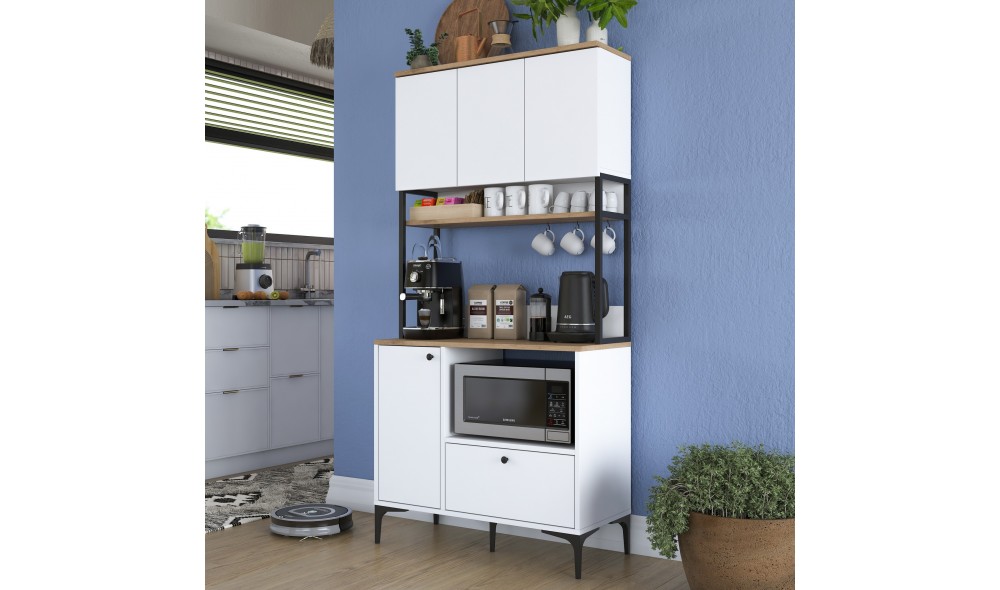 Dulap multifunctional, JE159 - 3253, AlbNuc, 90 x 184 x 38 cm